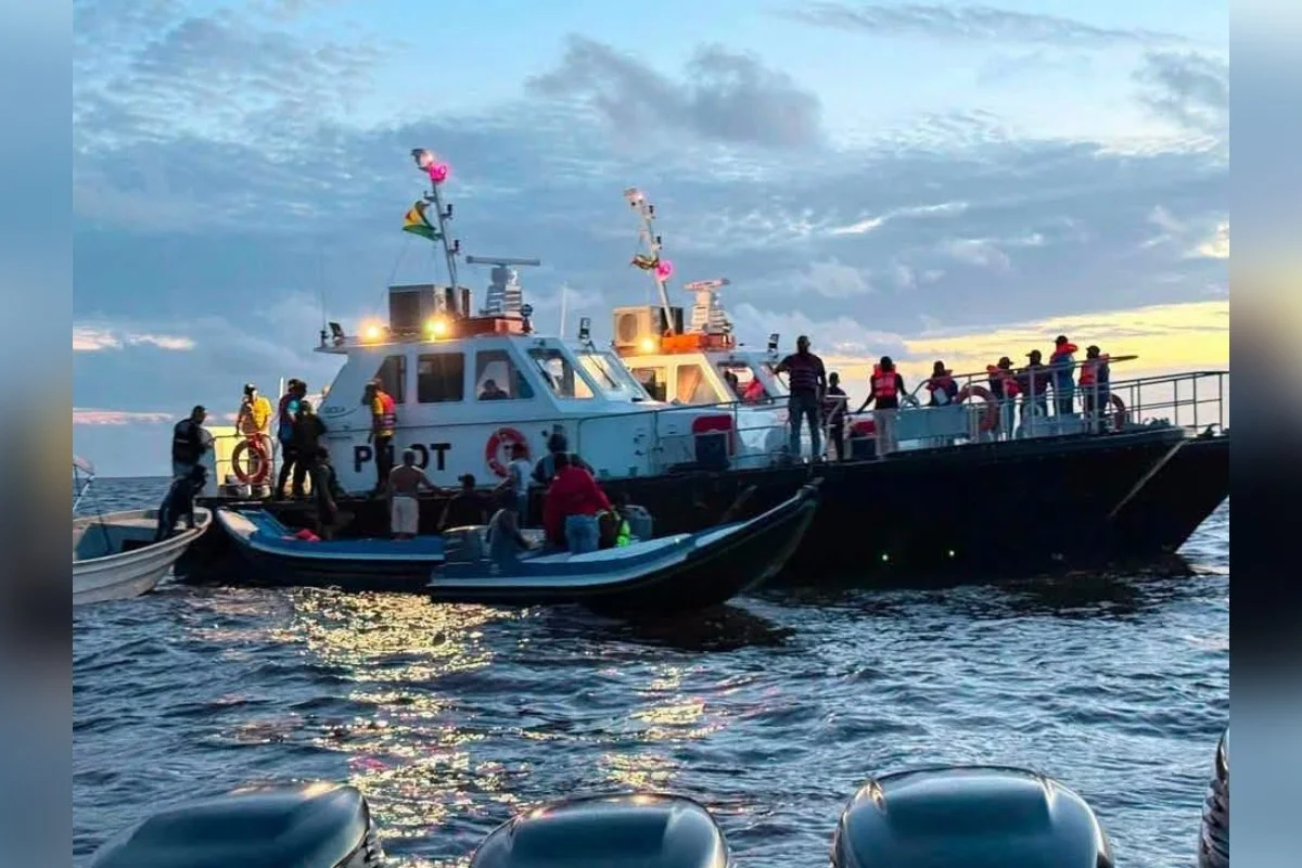 Naufrágio de balsa mata 27 na Guiana: 83 desaparecidos