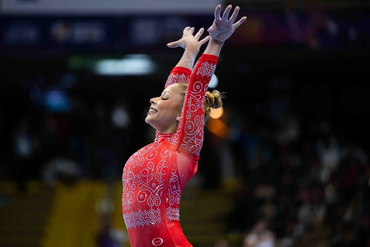 Flávia Saraiva e Caio Souza se despedem no Brasileiro de Ginástica Artística