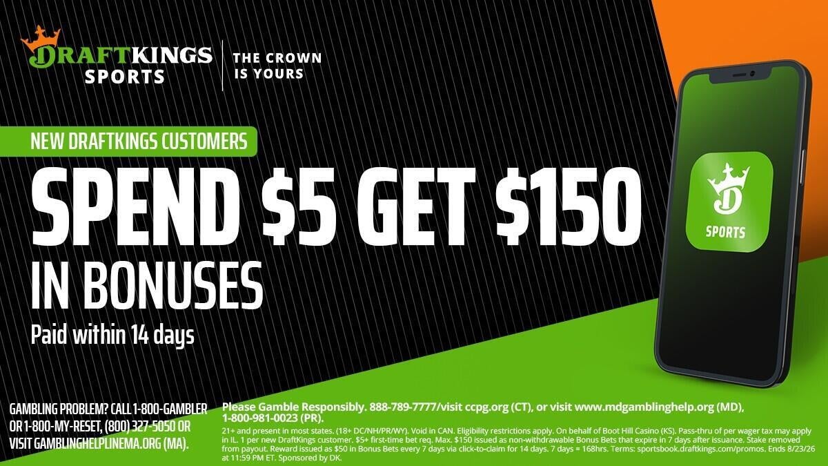 $150 Bonus Bets at DraftKings for Sunday MLB Picks