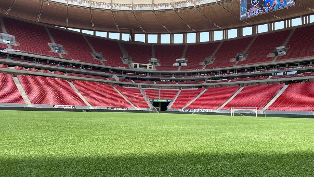 Gramado do Mané Garrincha será totalmente trocado antes da Copa Feminina de 2027
