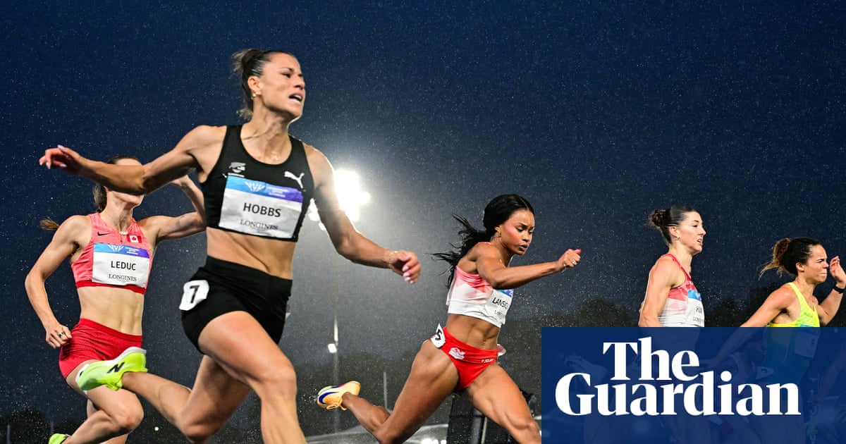 Rain So Bad Amy Hunt’s Fingertips Were Underwater in 100m Final