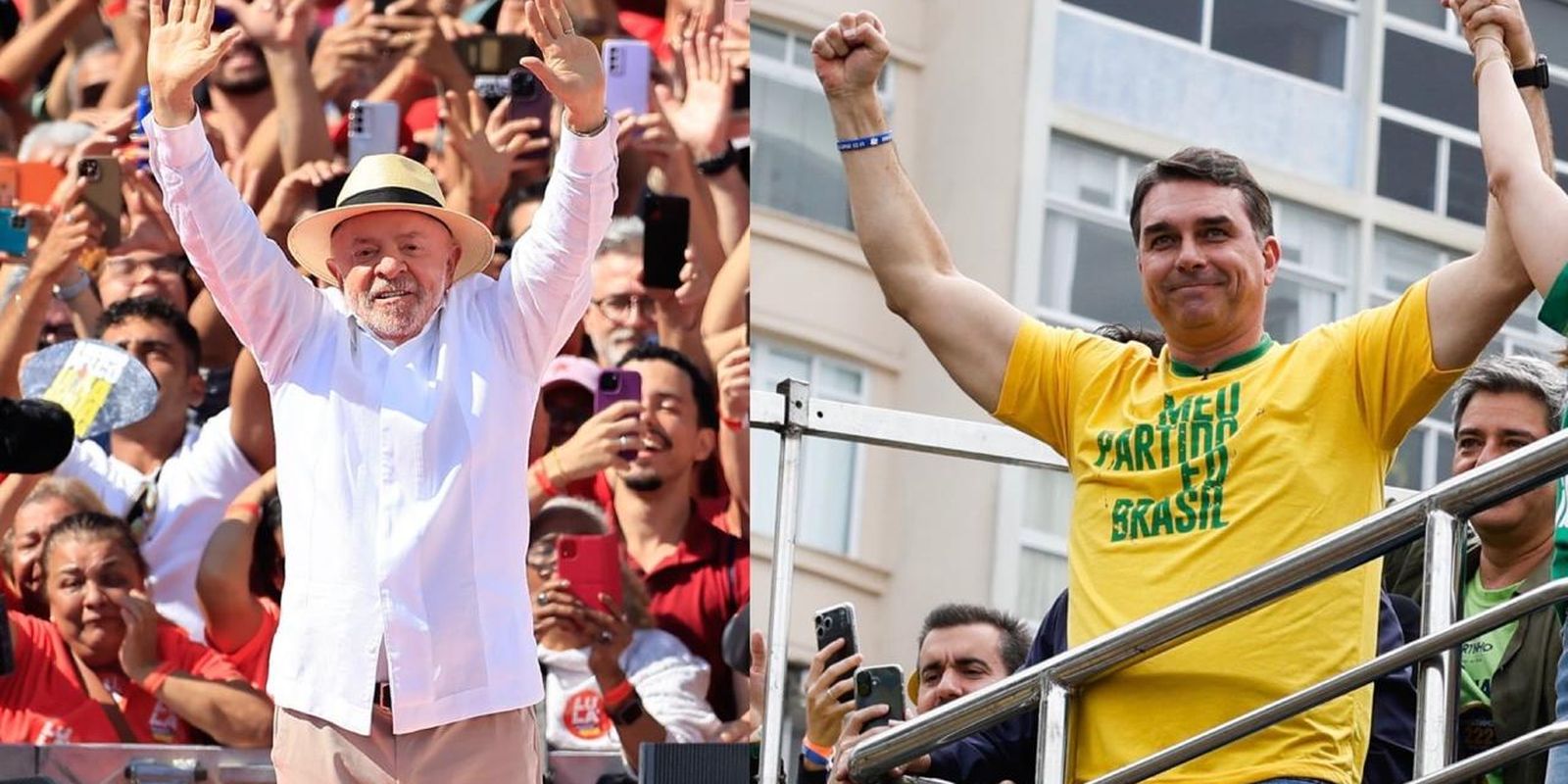 Início da campanha presidencial: Lula e Flávio Bolsonaro elegem redutos históricos