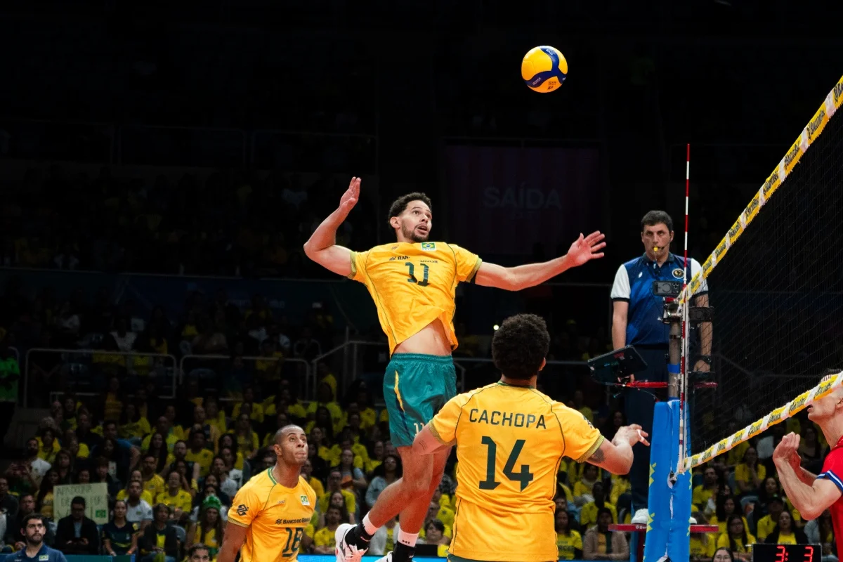 Vôlei: Brasil busca manter invencibilidade no Sul-Americano em confronto com a Colômbia
