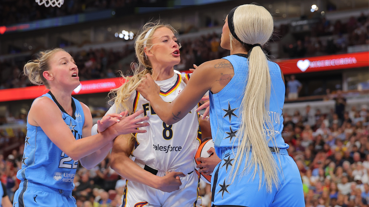 Sky Guard DiJonai Carrington Ejected After Hard Foul on Fever's Sophie Cunningham