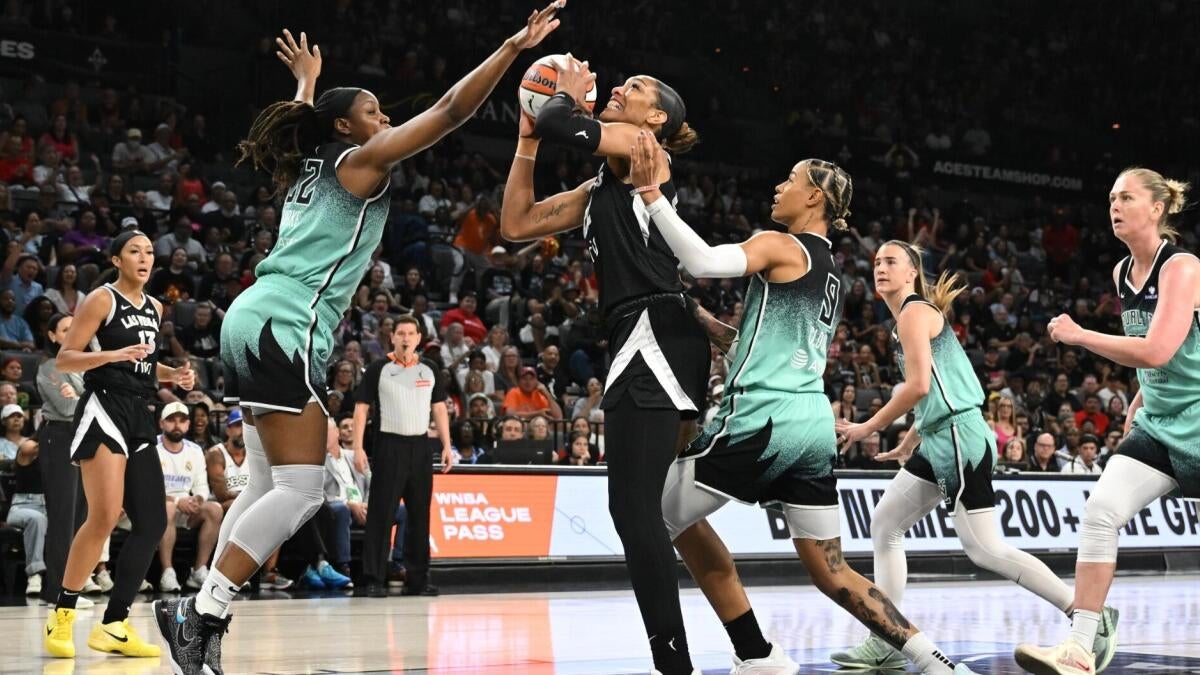 A’ja Wilson Leads Aces as Liberty Strives to Avoid Sweep in Thursday’s Key WNBA Matchup