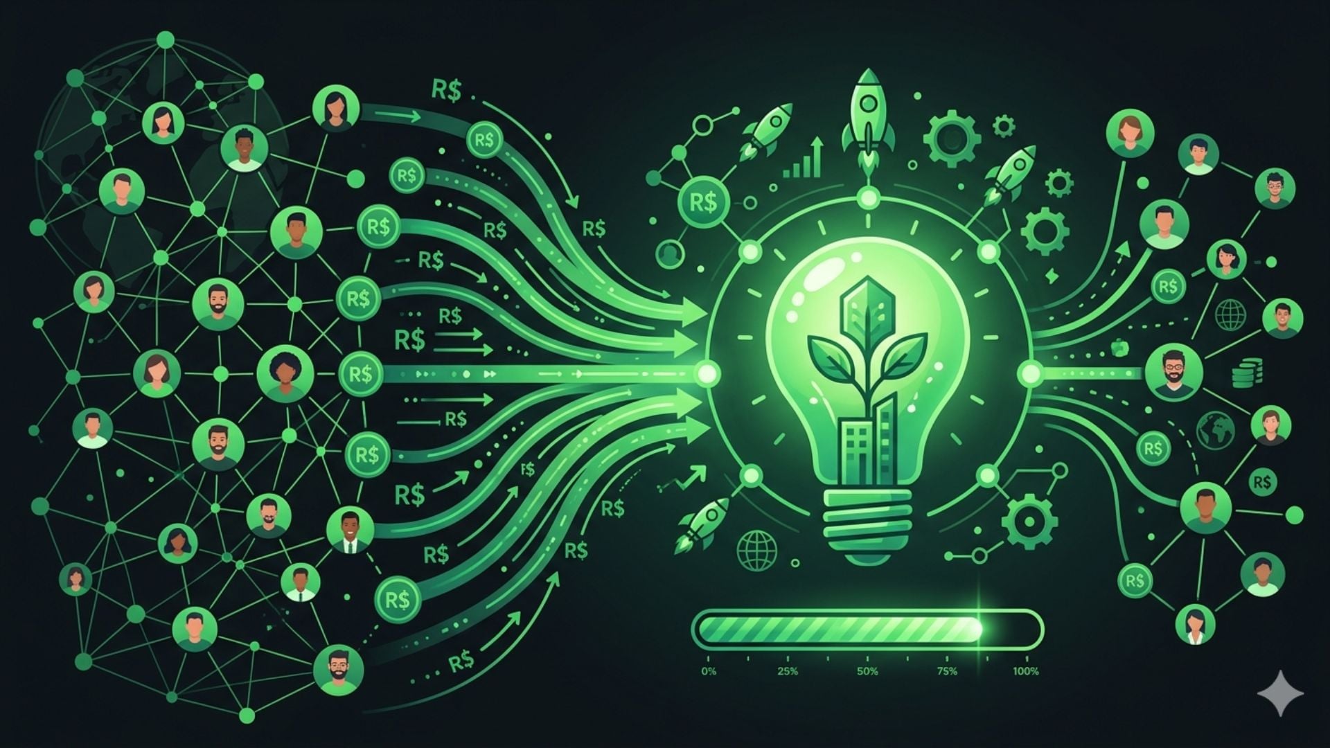 Crowdfunding cresce 75% e movimenta R$ 2,1 bilhões no primeiro semestre