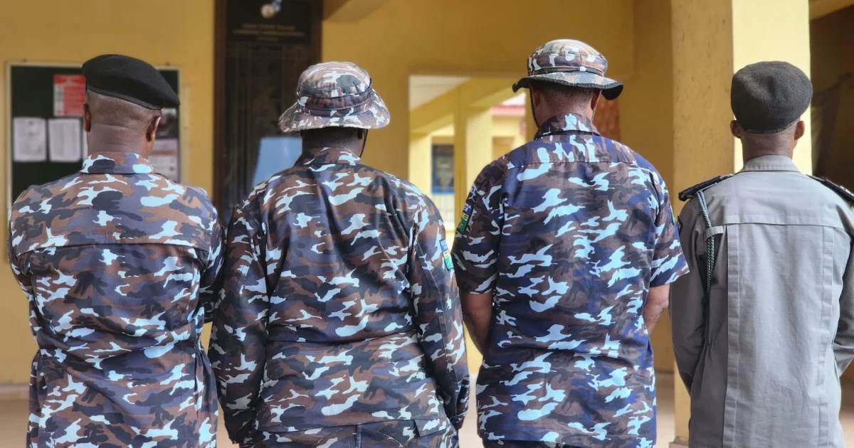 Nigeria Police Command Arrests Four Officers in Extortion Scandal Video