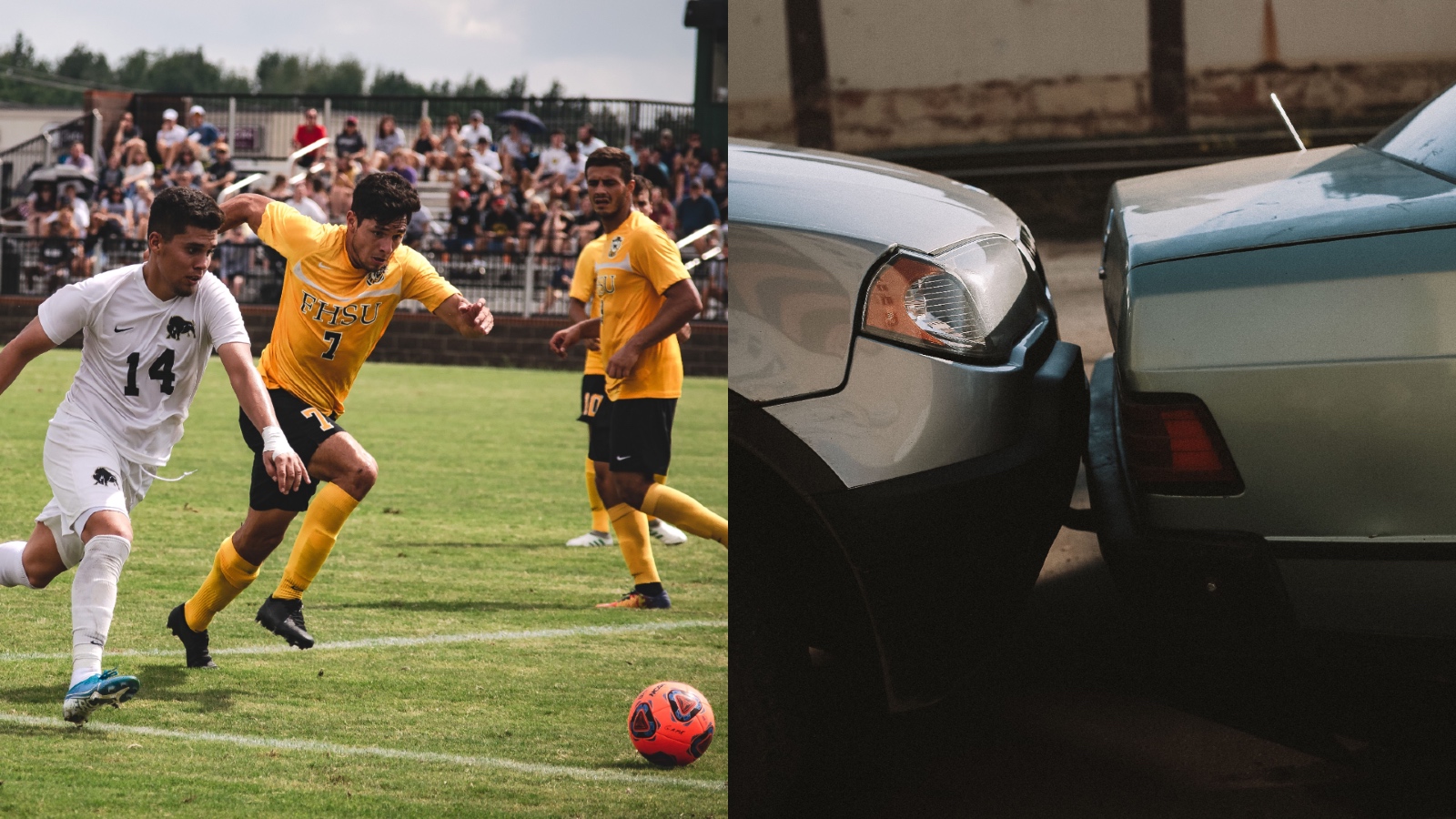 Soccer Ball Launches into Traffic, Causing Crash During Uruguayan Match