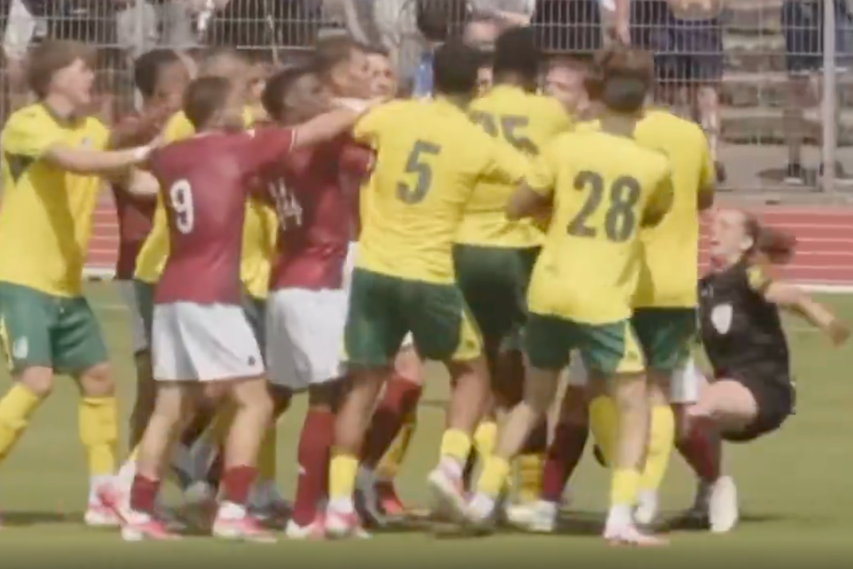 Female Referee Harmed During Football Brawl in France