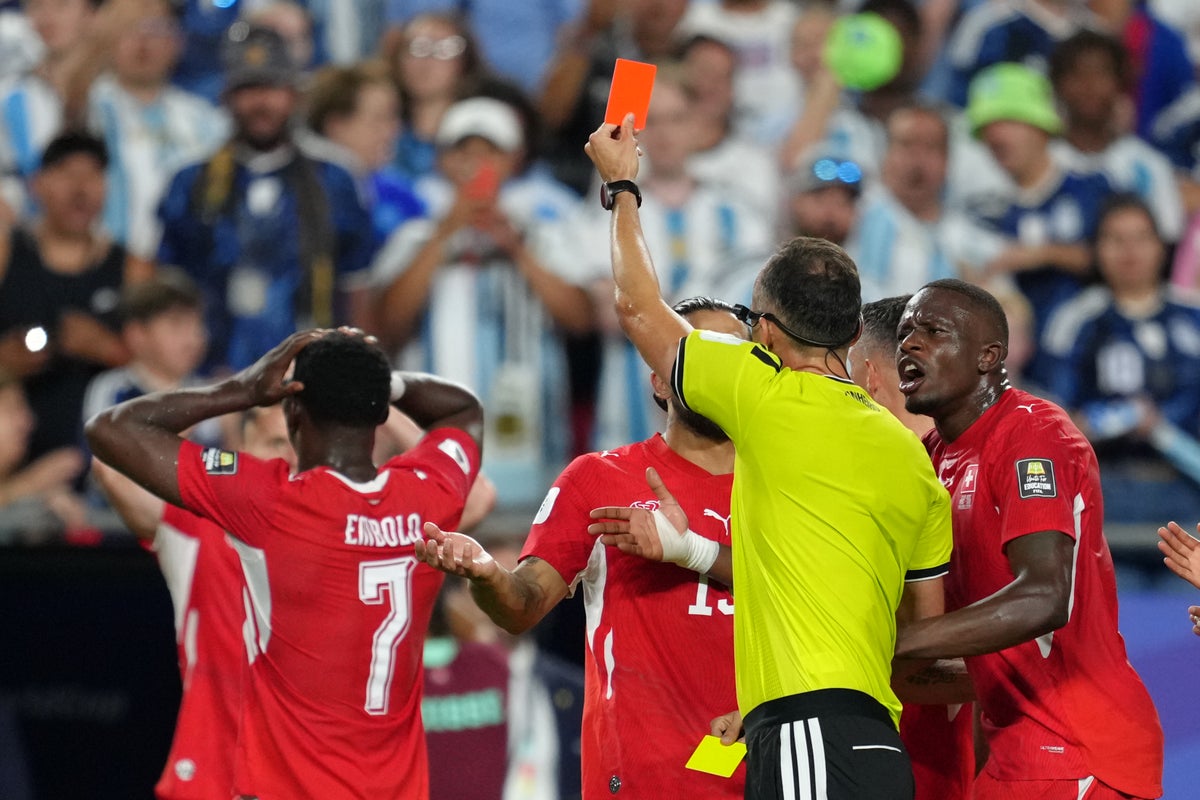 FIFA Lawmakers Admit Breel Embolo's Red Card Was Wrong During World Cup