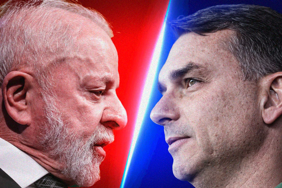 Flávio Bolsonaro tem 51% e lidera Lula com 45% em SP no 2º turno, revela pesquisa Real Time Big Data