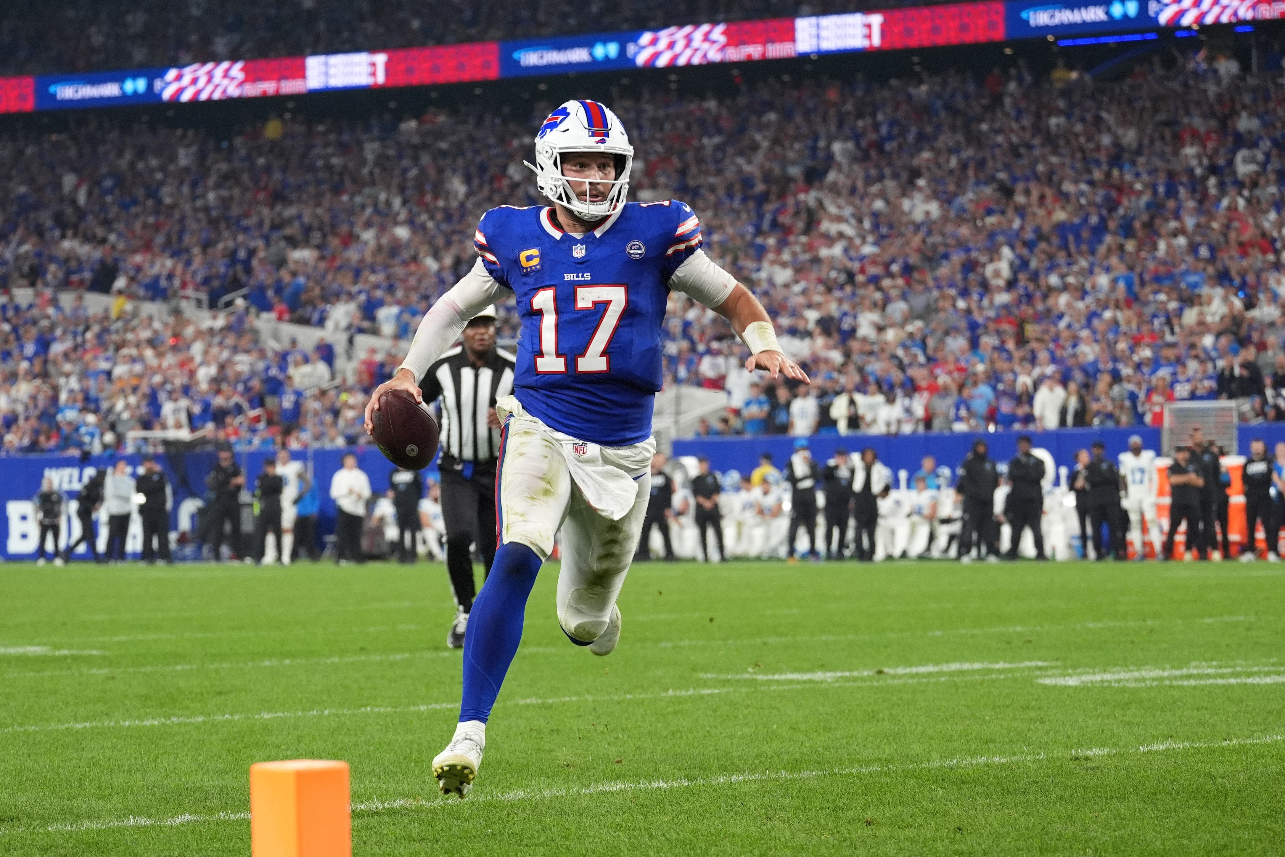 Buffalo Bills estreia novo estádio com vitória avassaladora sobre o Detroit Lions na NFL