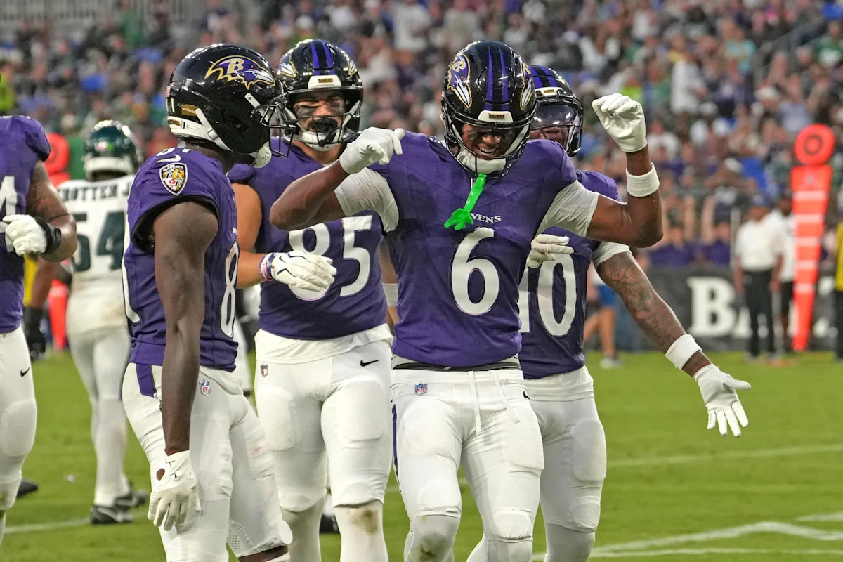 Ravens Rookie Pass-Catchers Dazzle, Lead Offense in Preseason Win Over Eagles