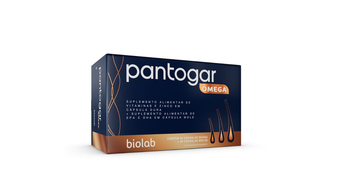 Biolab lança Pantogar Ômega: suplemento inédito focado na saúde capilar e vitalidade