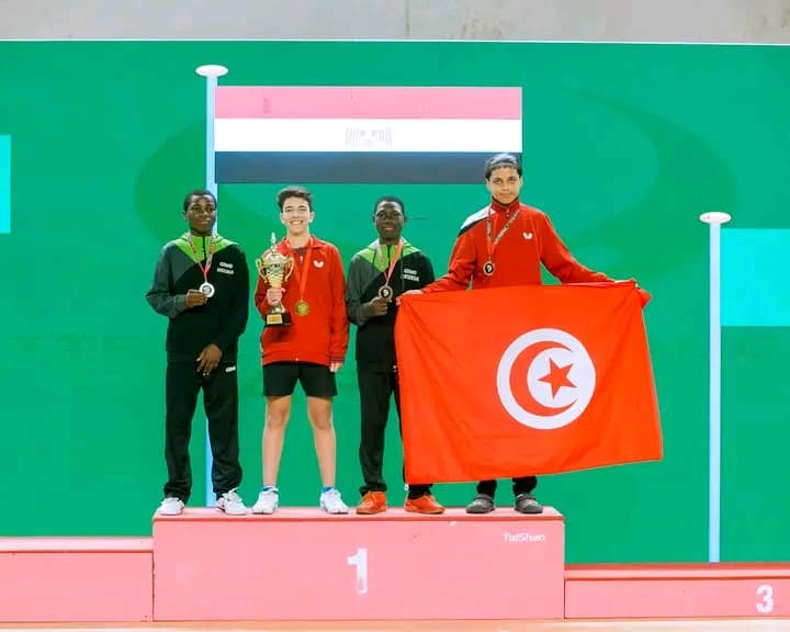Nigeria’s Youngsters Light up ITTF Africa Youth Championships with Four Medals