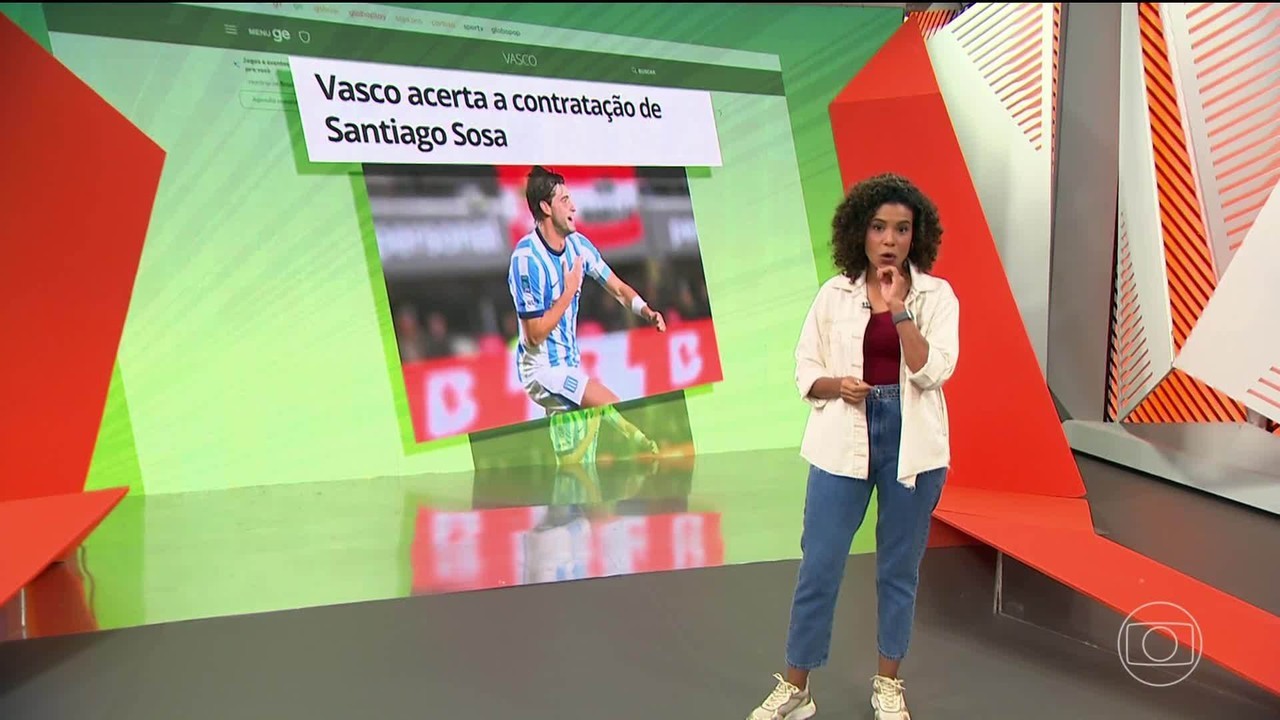 Sosa desembarca no Rio para assinar com o Vasco; exames médicos marcam início da jornada