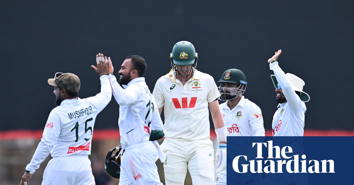 Bangladesh Top Australia in Crushing Nine-Wicket Test Victory