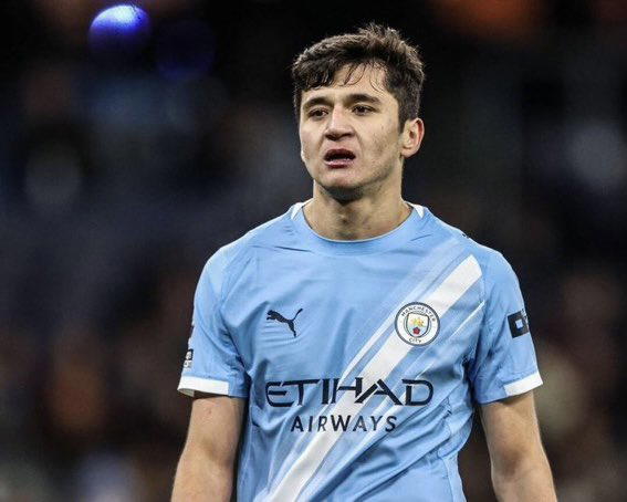 Man City Defender Khusanov Extends Contract for Five Years