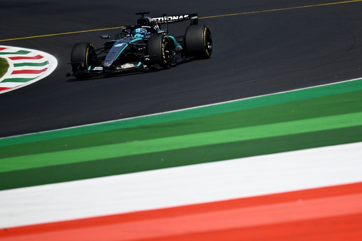 George Russell Leads F1 Italian GP Second Practice, Outpaces Charles Leclerc at Monza