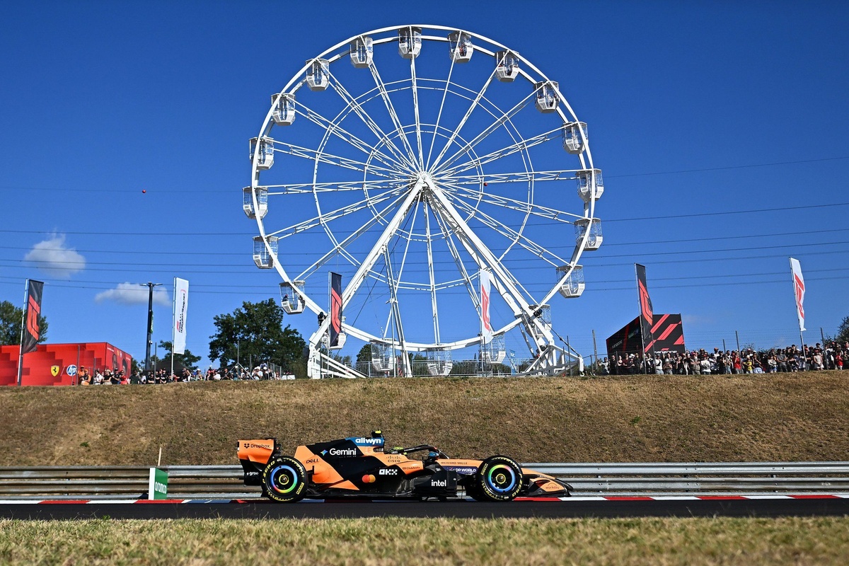 Norris Beats Hamilton in Fruited Hungarian GP FP3