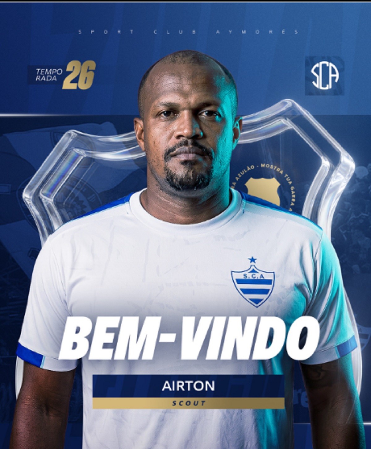 Airton se torna scout do Aymorés após carreira no Flamengo e Botafogo