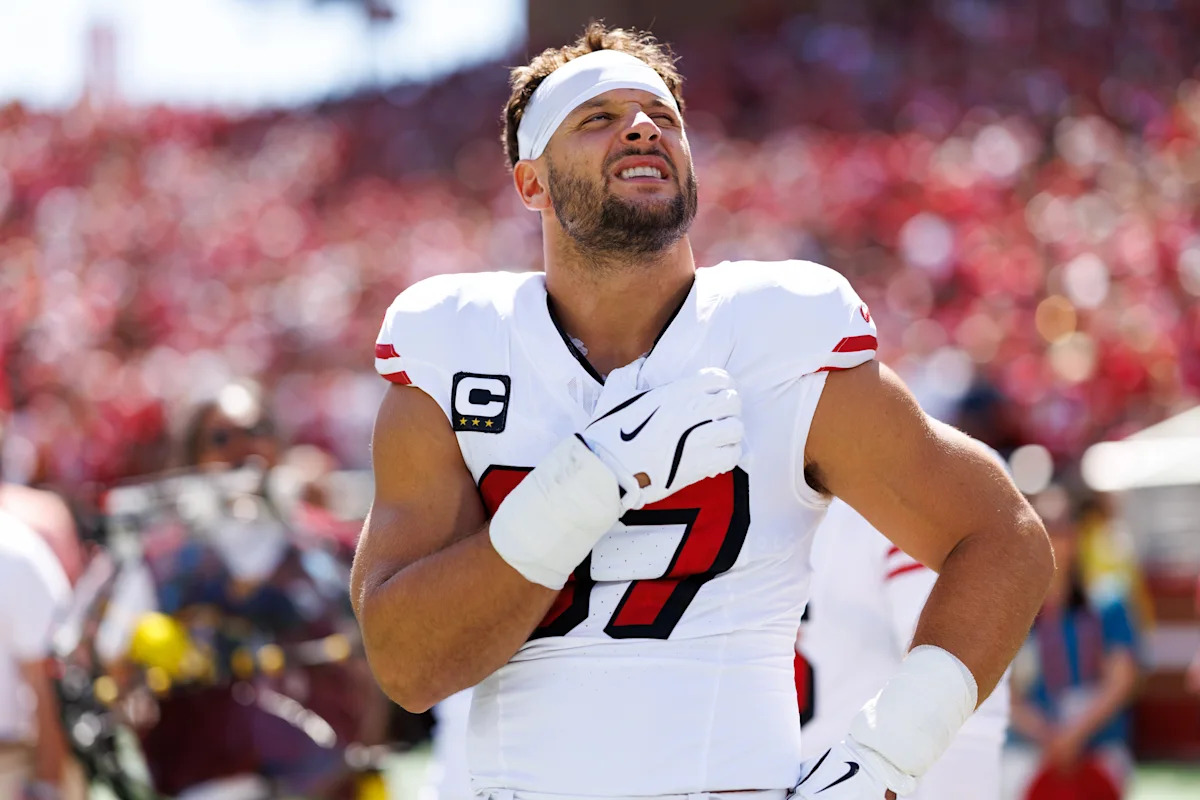 Raheem Morris has 'very high confidence' in Nick Bosa's availability for the San Francisco 49ers