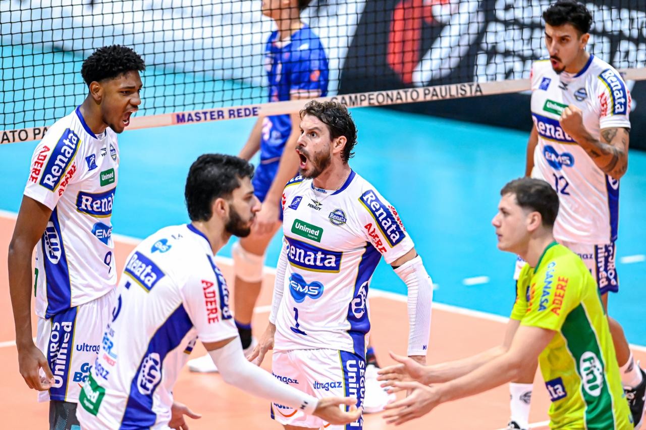 Nalbert se impressiona com ponto do Bruninho em vitória do Campinas: "Raríssimo"