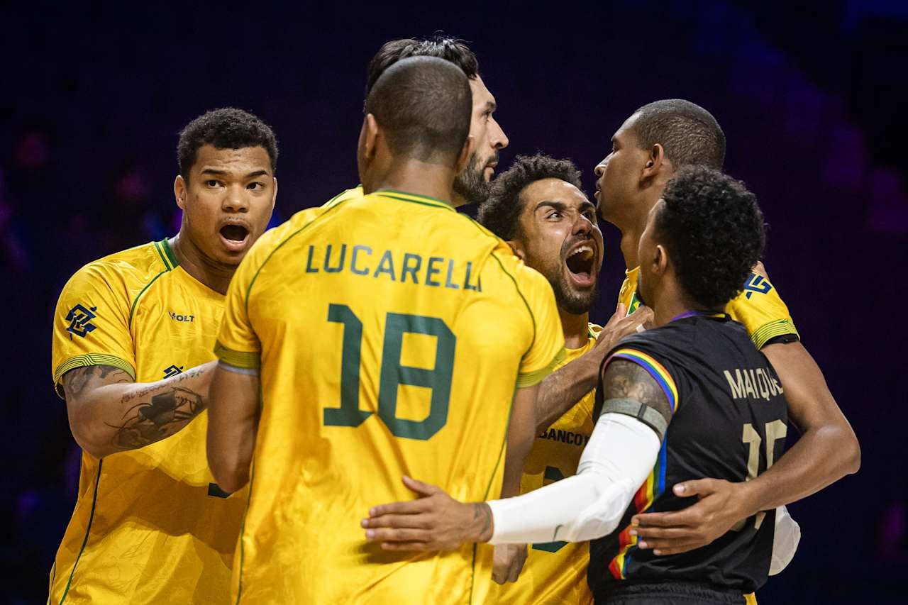Vôlei Masculino: Brasil bate Alemanha em amistoso na Itália e intensifica preparação para o Pré-Olímpico