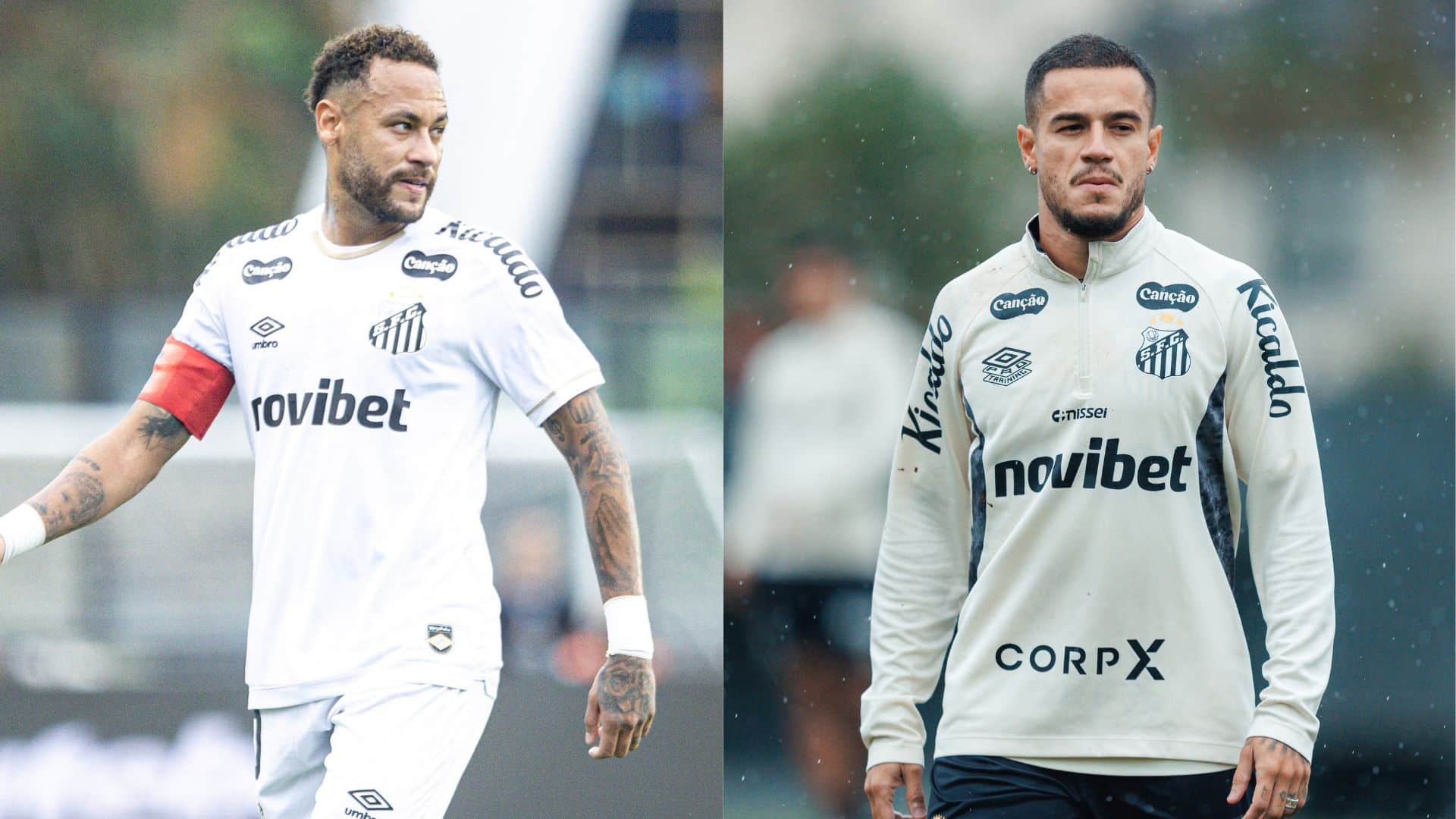 Santos projeta Neymar e Coutinho à disposição para jogo contra o Flamengo