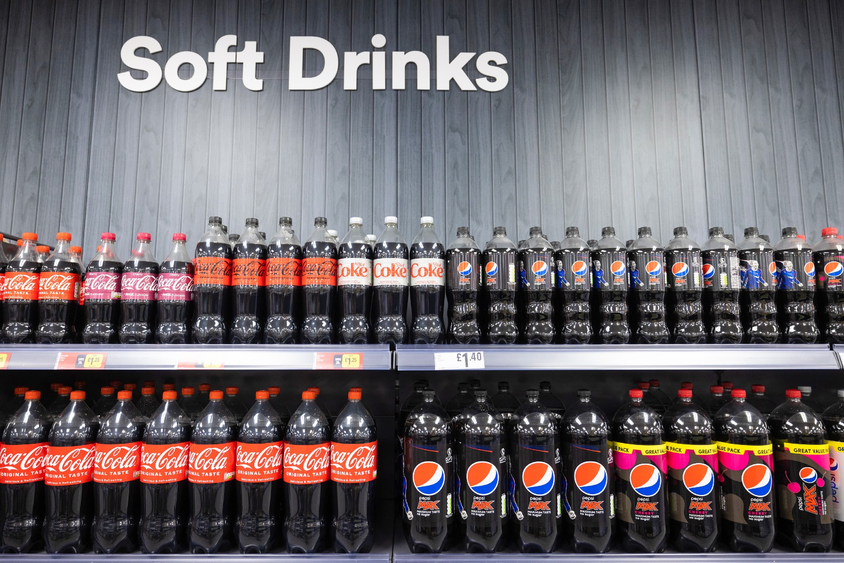 Coca-Cola está vencendo a Pepsi nas prateleiras e em Wall Street. Mas até quando?