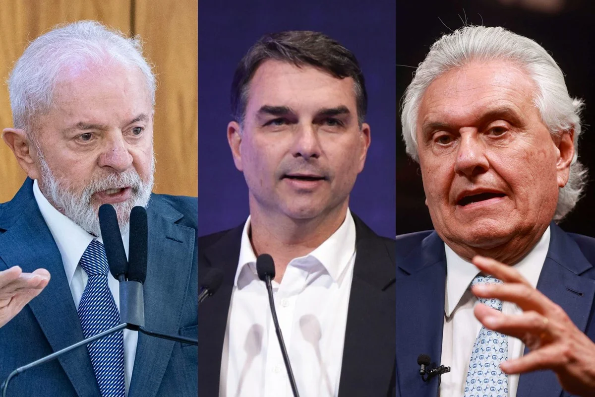 Lula lidera 1º turno, mas Caiado e Flávio são seus principais desafios no 2º