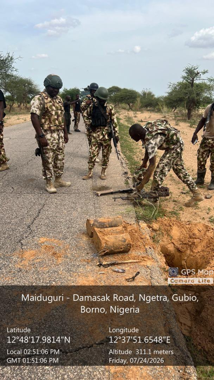 Nigerian Troops Disarm IED as Terrorists Foiled in Borno