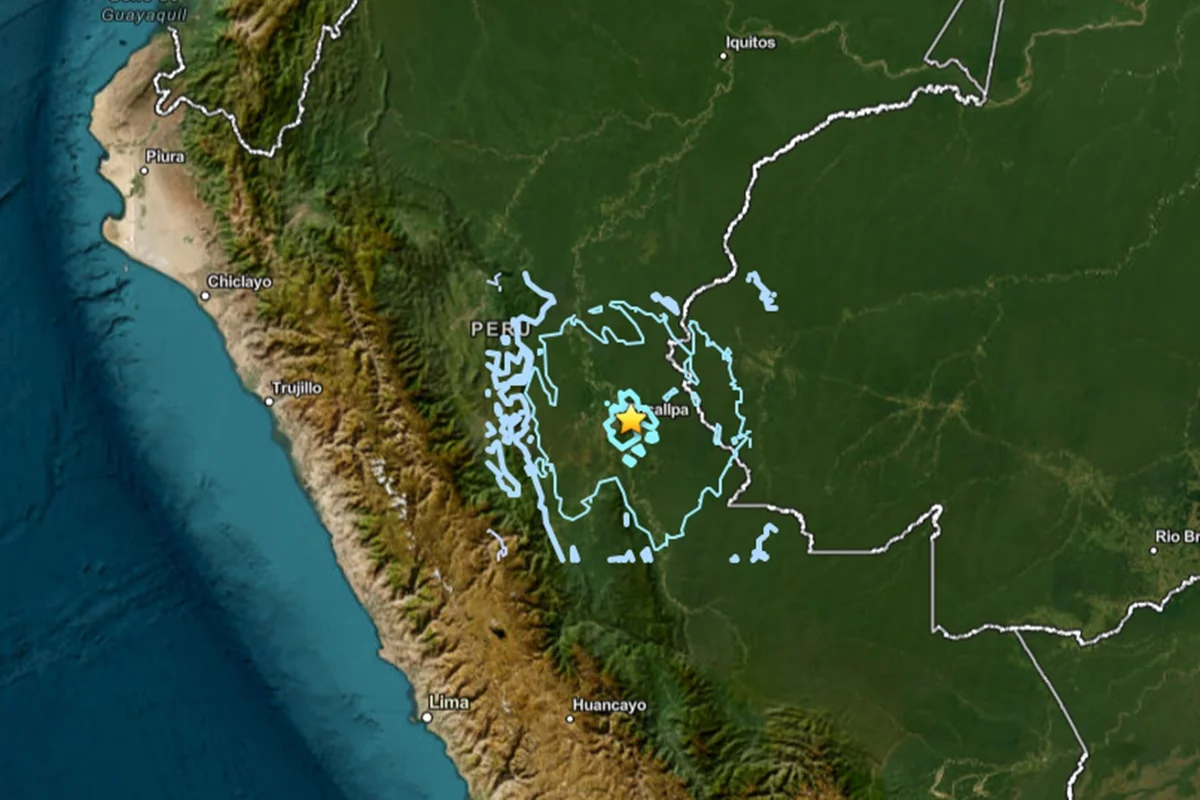 Terremoto de magnitude 5,6 atinge região próxima à fronteira entre Peru e Brasil