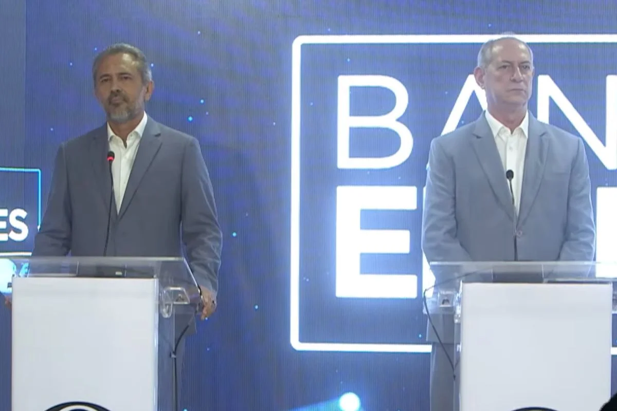 Debate no Ceará: Elmano associa Ciro a Bolsonaro, que rebate com 'muleta de Lula'
