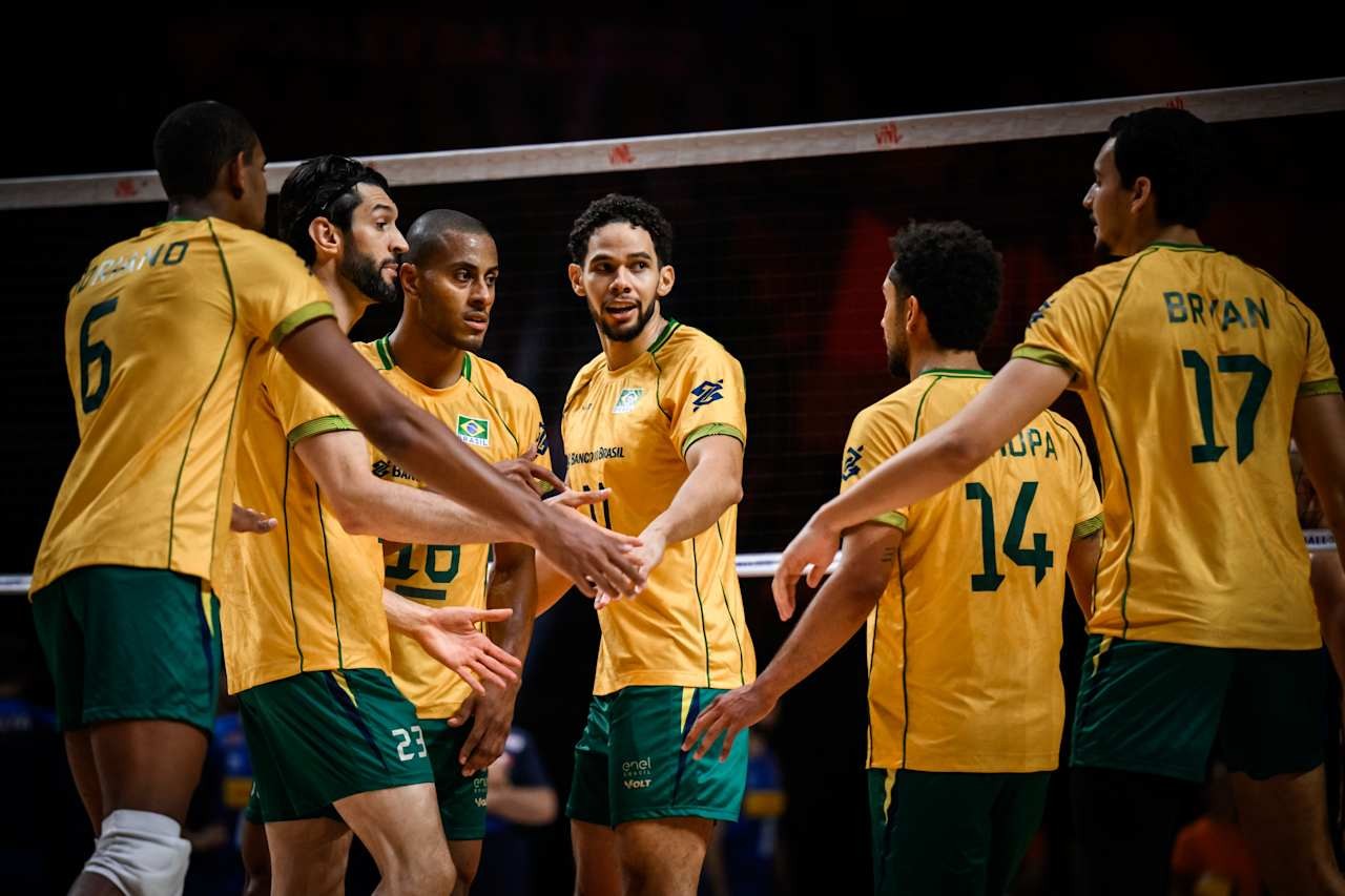 Brasil encerra Sul-Americano de Vôlei contra Argentina valendo vaga em Los Angeles 2028