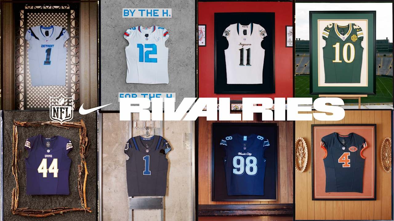 NFL lança novos uniformes alternativos da linha Rivalries para oito times