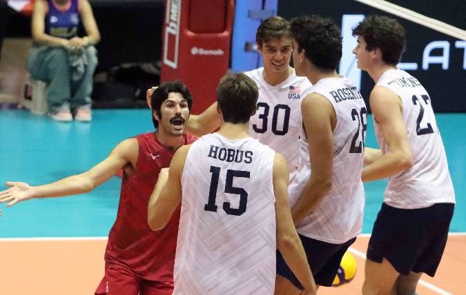 United States Beats Puerto Rico, Completes Undefeated NORCECA Final Six Pool Play
