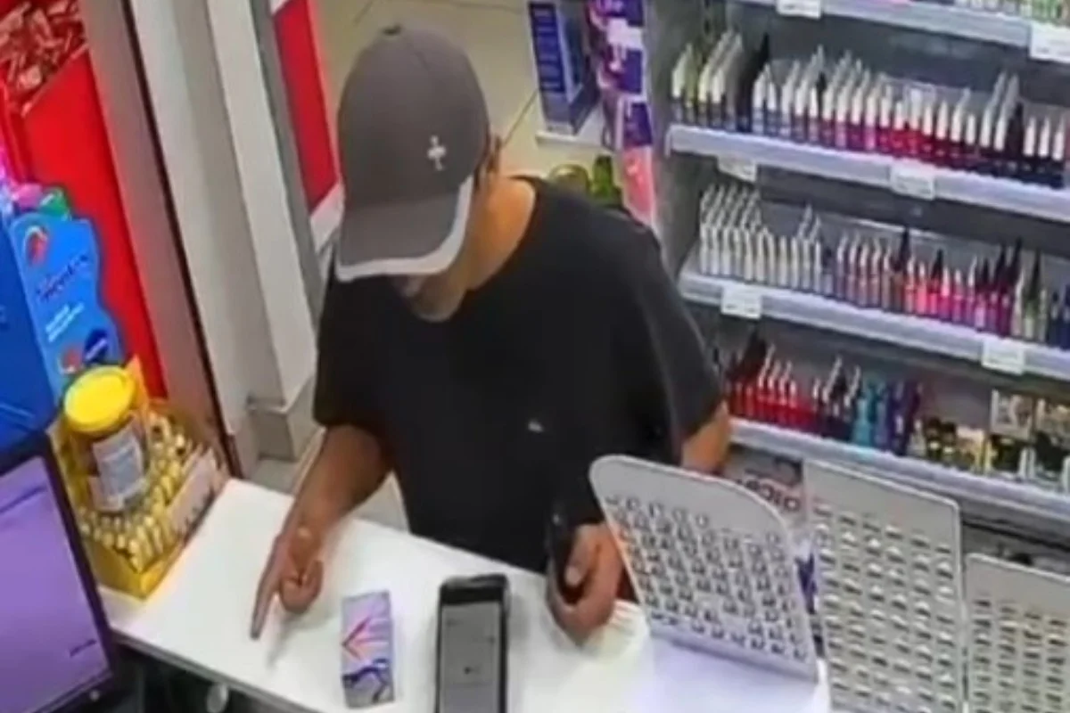 Polícia procura homem que finge ser cliente e rouba farmácias em DF