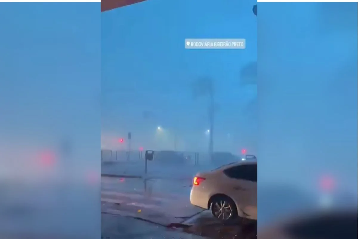 Ribeirão Preto registra 319 raios em 24 horas durante temporal