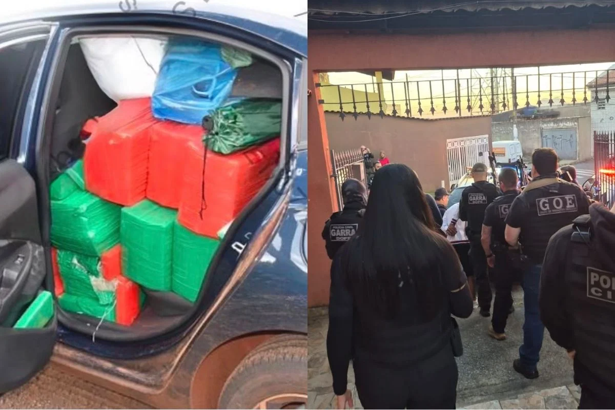 Dois 'coiotes' do tráfico são presos em São Paulo com 870 kg de maconha