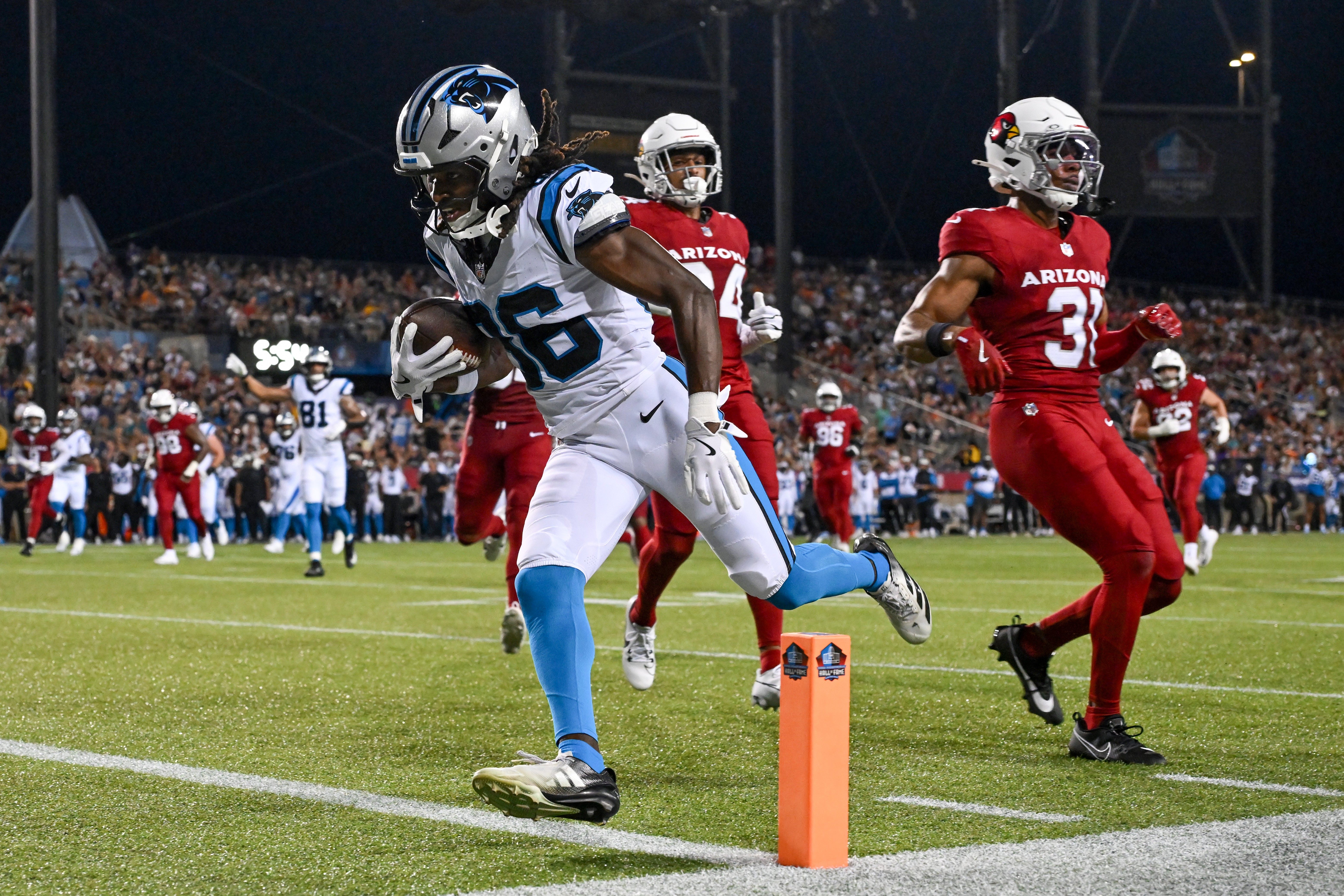 Panthers vs Cardinals: Carolina vence na última jogada da pré-temporada