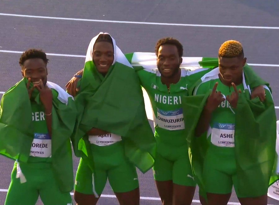 Nigeria’s Sprint Quartet Vows to Build on Glasgow Bronze