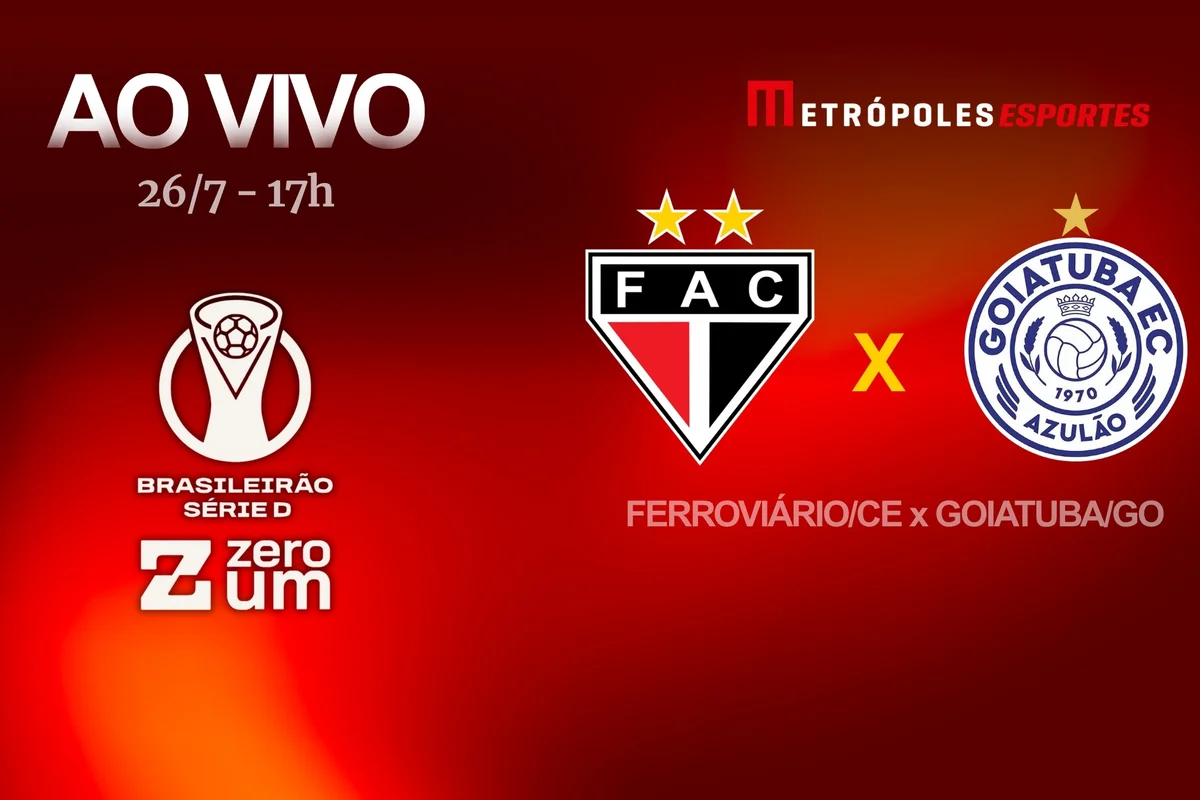 Transmissão ao vivo: Ferroviário-CE x Goiatuba-GO na Série D ZeroUm